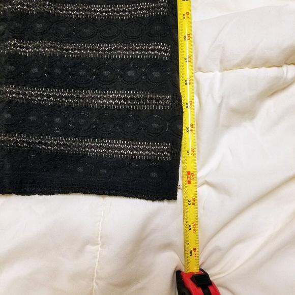 🎉Black Lace Lined Mini Dress - Picture 5 of 6